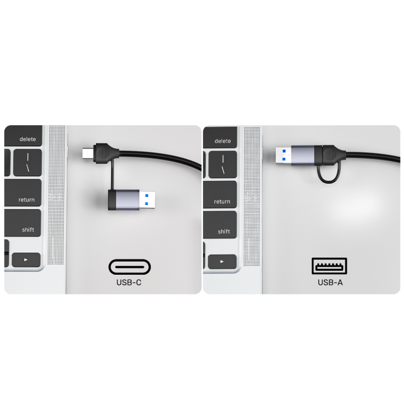 Unitek Hub 5w1 USB-A/C 5 Gbps z czytnikiem kart SD i... | PartsPC.pl