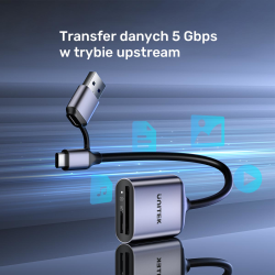 Unitek Czytnik kart pamięci SD4.0 /Micro SD4.0, 2w1 | PartsPC.pl