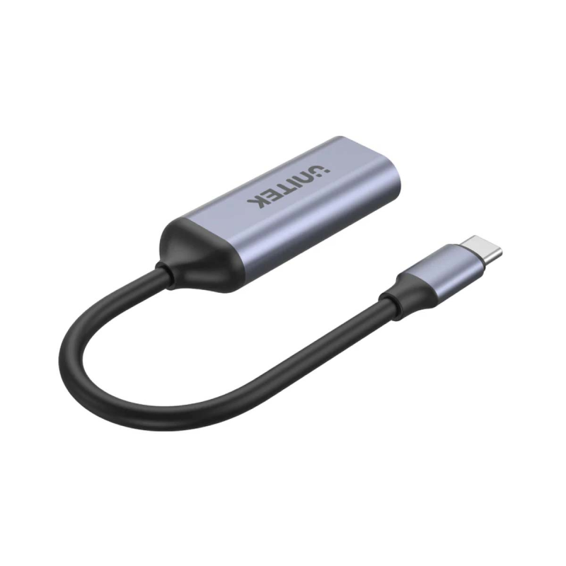 Unitek Adapter USB-C na HDMI 2.1 (8K 60Hz) szary 15cm | PartsPC.pl