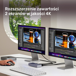Unitek Rozgałęźnik sygnału HDMI 1 IN-2 OUT 4K | PartsPC.pl
