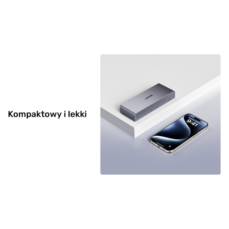 Unitek Rozgałęźnik sygnału HDMI 1 IN-2 OUT 4K | PartsPC.pl
