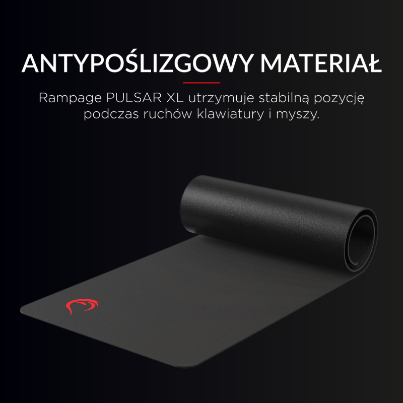 Rampage Pulsar XL podkładka na biurko gamingowa 30x80cm... | PartsPC.pl