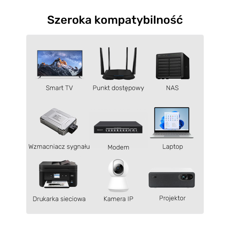 Unitek kabel Ethernet RJ-45 LAN, patchcord cat.8... | PartsPC.pl