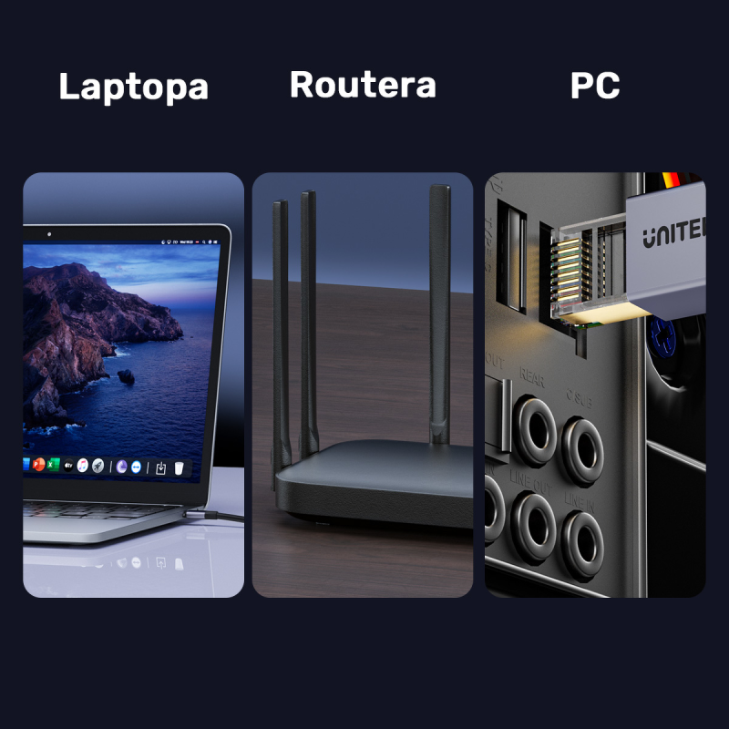 Unitek kabel Ethernet RJ-45 LAN, patchcord cat.8... | PartsPC.pl