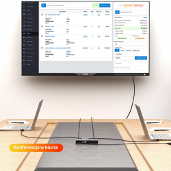 Unitek Przełącznik KVM 4K@60Hz USB 3.0 HDMI | PartsPC.pl