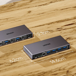 Unitek Przełącznik KVM 4K@60Hz USB 3.0 HDMI | PartsPC.pl