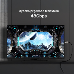 Unitek Kabel optyczny HDMI 2.1 AOC 8K 120Hz 5m | PartsPC.pl