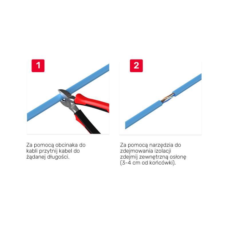 Unitek Wtyk modularny Pass-Through RJ45 Cat. 6 100 szt. | PartsPC.pl