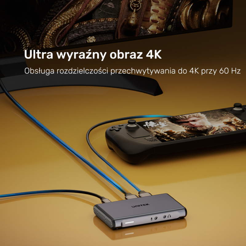 Unitek karta przechwytująca 4K@60Hz Video Capture | PartsPC.pl