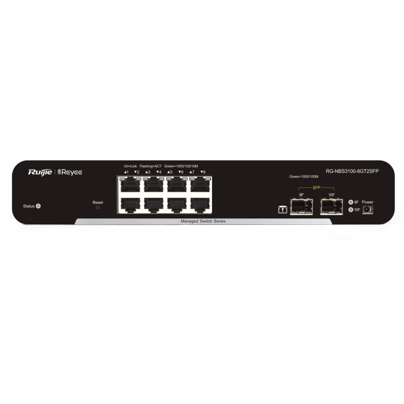 Ruijie Reyee RG-NBS3100-8GT2SFP | Switch Zarządzalny, 10... | PartsPC.pl