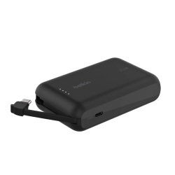 Belkin Powerbank 10 000 mAh, 20W, wbudowany kabel USB-C... | PartsPC.pl