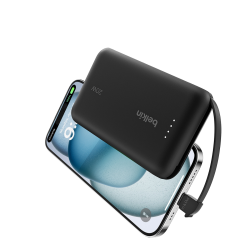 Belkin Powerbank 10 000 mAh, 20W, wbudowany kabel USB-C... | PartsPC.pl