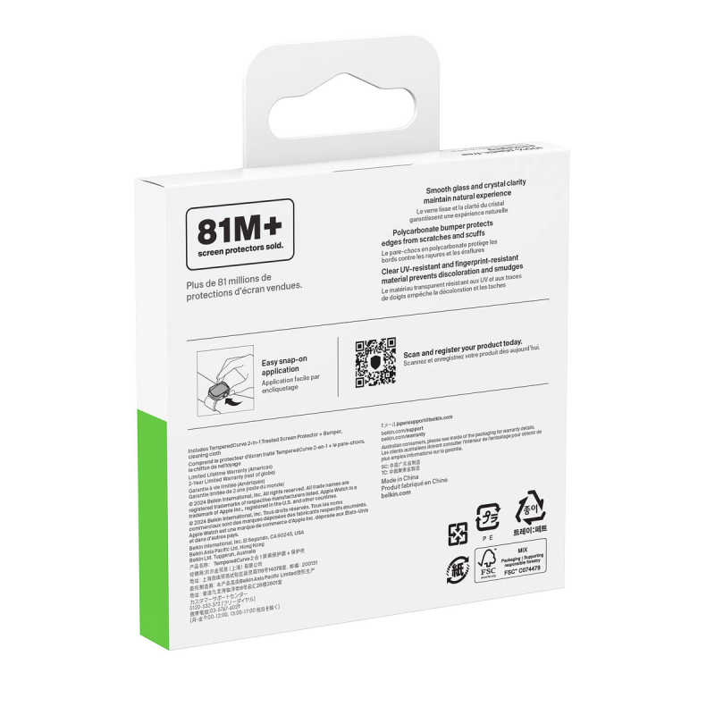 Belkin Szkło ochronne na Apple Watch seria 10. 42mm... | PartsPC.pl