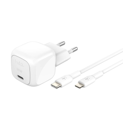 Belkin Ładowarka USB-C PD 30W, mała, biała + kabel... | PartsPC.pl