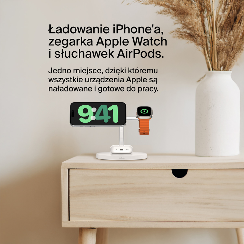 Belkin Stacja do ładowania bezprzewodowego na iPhone... | PartsPC.pl