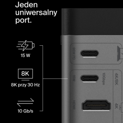 Belkin Stacja dokująca USB-C 11w1, GaN PD 150W, HDMI 8K | PartsPC.pl