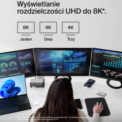 Belkin Stacja dokująca USB-C 11w1, GaN PD 150W, HDMI 8K | PartsPC.pl