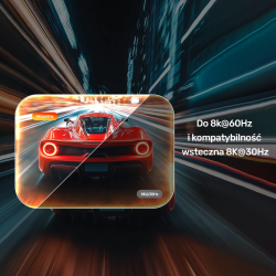 Unitek Przełącznik KVM 8K@60Hz USB 3.0 5Gbps DP | PartsPC.pl