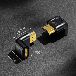 Unitek Adapter kątowy 8K HDMI 90 i 270 stopni | PartsPC.pl