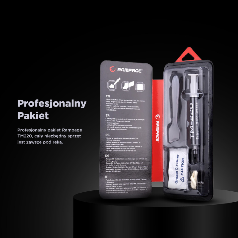 Rampage TM-220 Pasta termoprzewodząca 2g do procesora... | PartsPC.pl