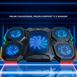 Rampage AD-RC14 X-RANGER Podstawka chłodząca pod laptop... | PartsPC.pl