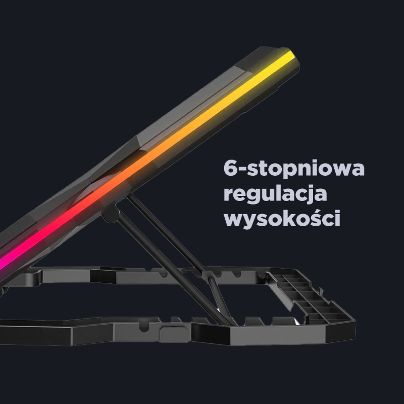 Rampage AD-RC14 X-RANGER Podstawka chłodząca pod laptop... | PartsPC.pl