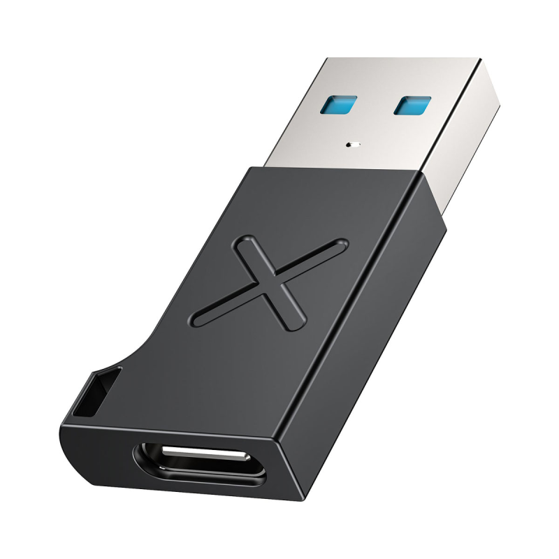 Unitek Adapter USB-A do USB-C 10Gbps czarny A1049ABK01 | PartsPC.pl