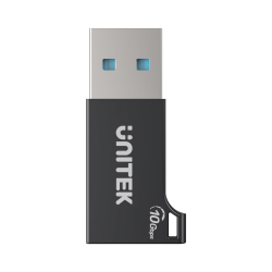 Unitek Adapter USB-A do USB-C 10Gbps czarny A1049ABK01 | PartsPC.pl