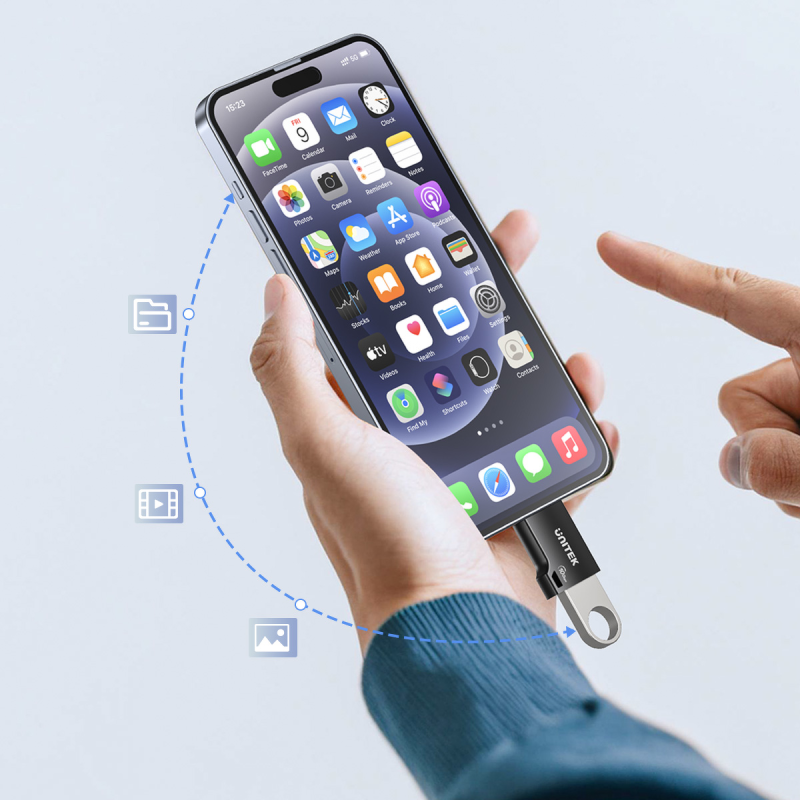 Unitek Adapter  USB-C do USB-A 10Gbps A1048ABK01 | PartsPC.pl