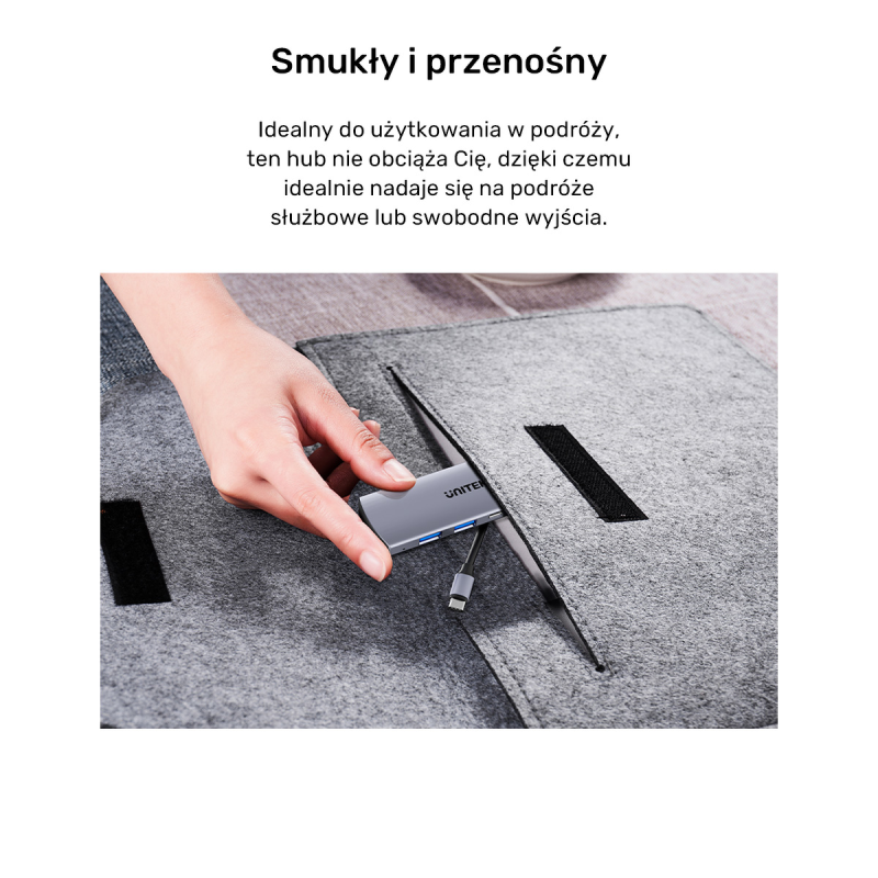 Unitek Hub 4w1 USB-C 10 Gbps, 2x USB-A i 2x USB-C... | PartsPC.pl