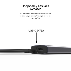 Unitek Hub 4w1 USB-C 10 Gbps, 2x USB-A i 2x USB-C... | PartsPC.pl