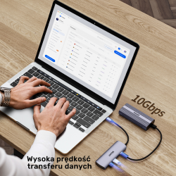 Unitek Hub 4w1 USB-C 10 Gbps, 2x USB-A i 2x USB-C... | PartsPC.pl