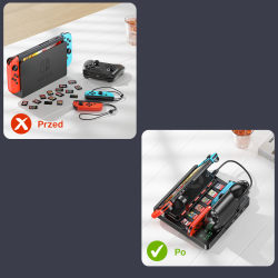 Unitek stacja ładująca Switch z przełącznikiem i... | PartsPC.pl