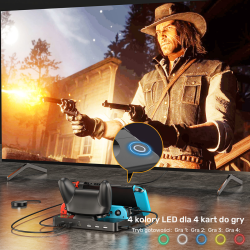 Unitek stacja ładująca Switch z przełącznikiem i... | PartsPC.pl