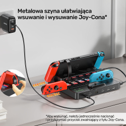 Unitek stacja ładująca Switch z przełącznikiem i... | PartsPC.pl