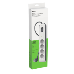 Belkin Listwa zasilająca przeciwprzepięciowa 525J, 4... | PartsPC.pl