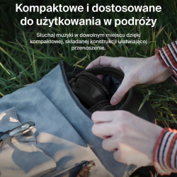 Belkin Słuchawki nauszne, bezprzewodowe, czarne | PartsPC.pl