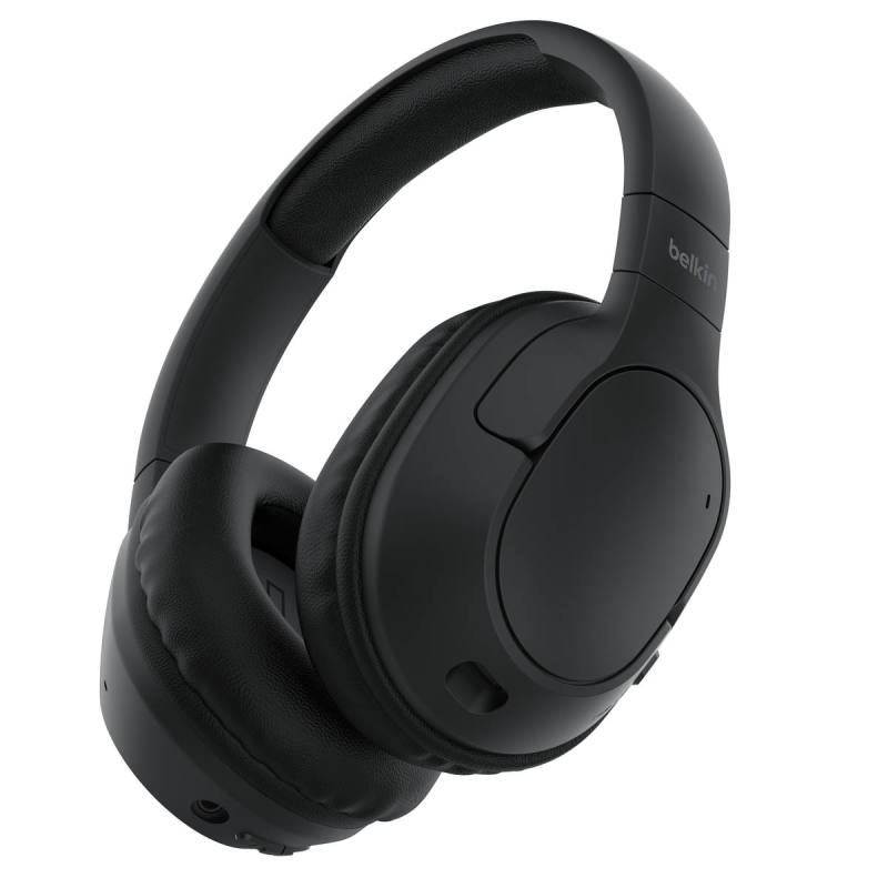 Belkin Słuchawki nauszne, bezprzewodowe, czarne | PartsPC.pl