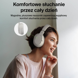 Belkin Słuchawki nauszne, bezprzewodowe, kremowe | PartsPC.pl