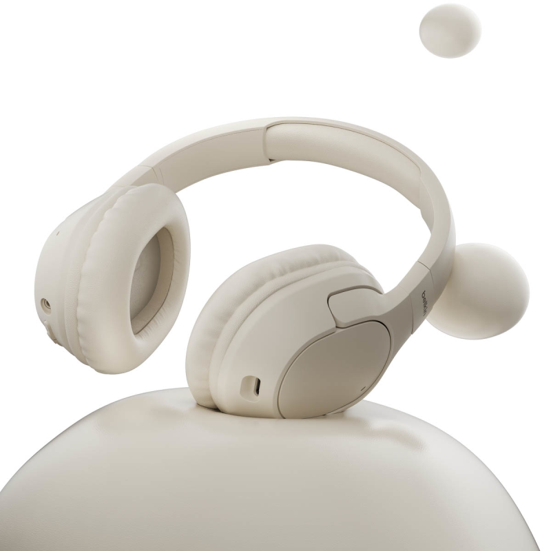 Belkin Słuchawki nauszne, bezprzewodowe, kremowe | PartsPC.pl