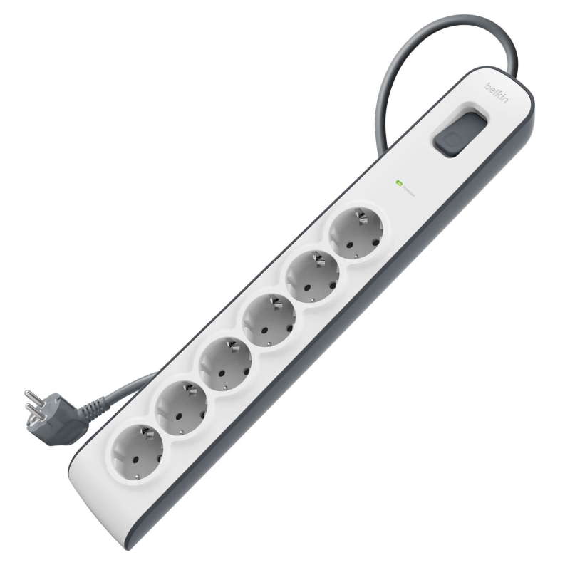 Belkin Listwa zasilająca przeciwprzepięciowa 650J, 6... | PartsPC.pl