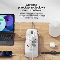 Belkin Listwa zasilająca przeciwprzepięciowa 650J, 6... | PartsPC.pl