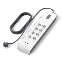 Belkin Listwa zasilająca przeciwprzepięciowa 900J, 8... | PartsPC.pl