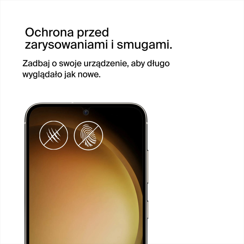 Ochrona ekranu na Samsung S23, TrueClear Curve, z... | PartsPC.pl