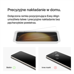 Ochrona ekranu na Samsung S23, TrueClear Curve, z... | PartsPC.pl