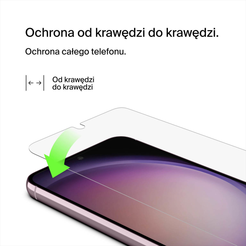 Belkin Folia ochronna na Samsung S23+, TrueClear Curve... | PartsPC.pl