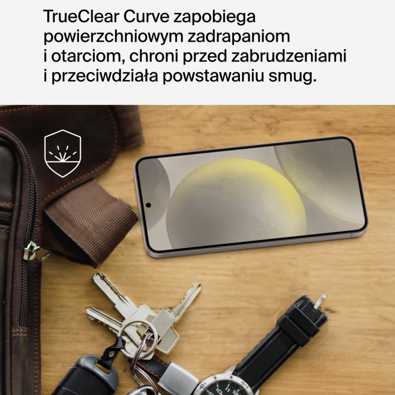 Belkin Folia ochronna na Samsung S24, TrueClear Curve, z... | PartsPC.pl