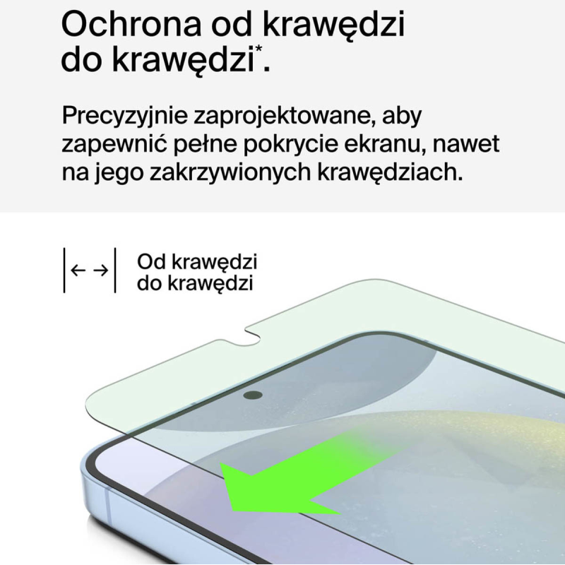 Belkin Folia ochronna na Samsung S24+, TrueClear Curve... | PartsPC.pl