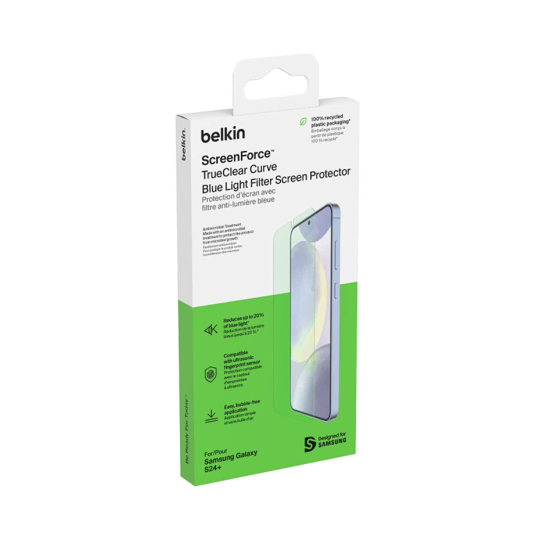Belkin Folia ochronna na Samsung S24+, TrueClear Curve... | PartsPC.pl