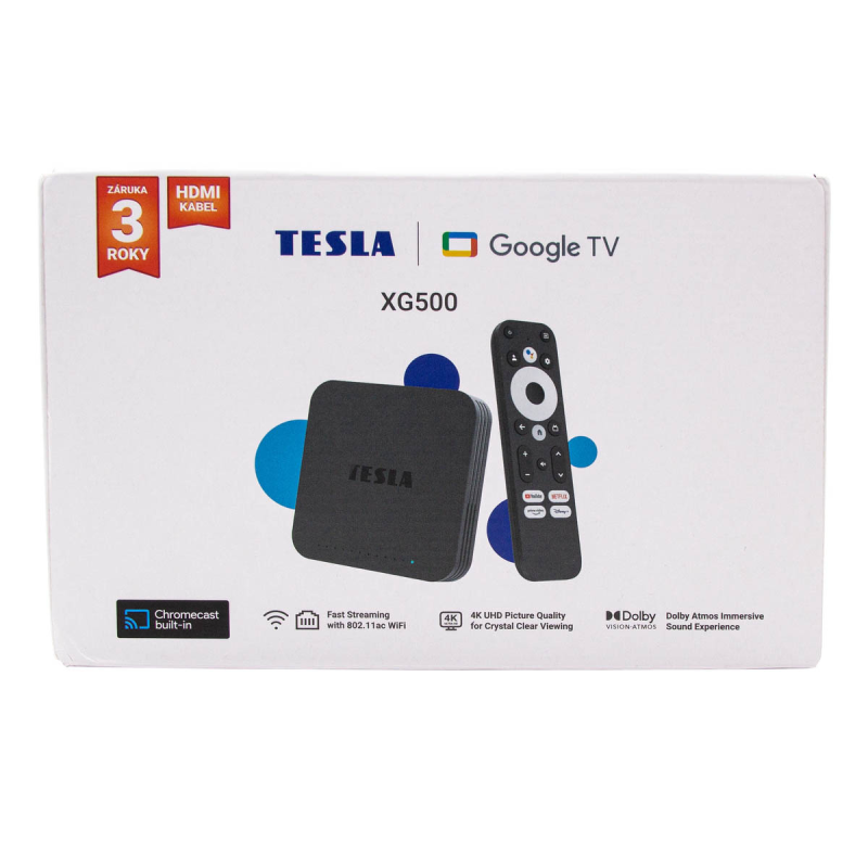 TESLA MediaBox XG500 Odtwarzacz multimedialny z Google TV | PartsPC.pl